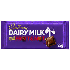 CADBURY DAIRY MILK FRUIT & NUTS 95G