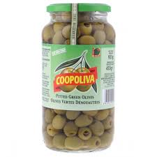COOPOLIVA PITTED GREEN OLIVE 935G