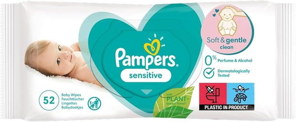 PAMPERS WIPES 52S (SENSITIVE)