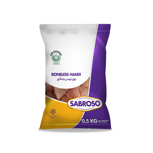 SABROSO BONELESS HANDI 0.5KG
