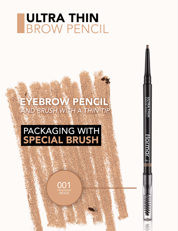 FLORMAR EYEBROW PENCIL ULTRA THIN 01