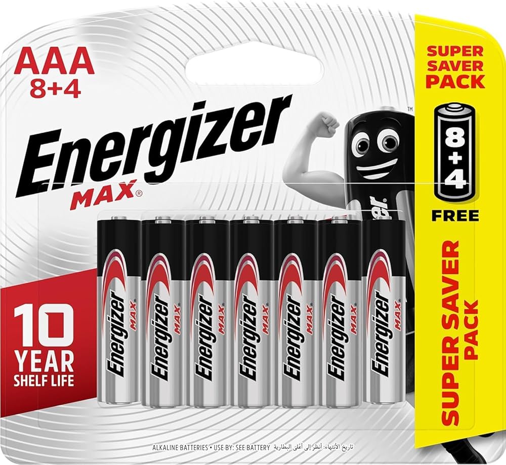 ENERGIZER AAA 8+4