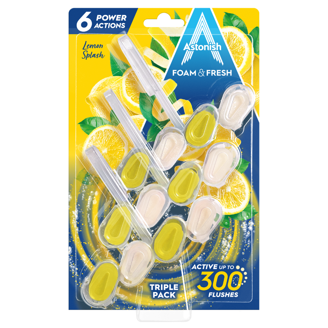 ASTONISH FOAM & FRESH TRIPLE PACK (SPLASH)