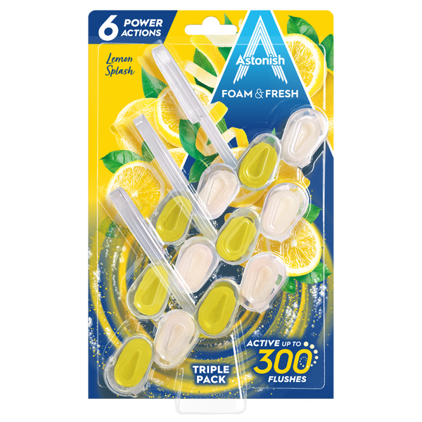 ASTONISH FOAM & FRESH TRIPLE PACK (SPLASH)