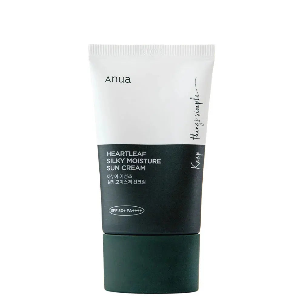 ANUA HEARTLEAF SIKLY MOIST SUN CREAM SPF50