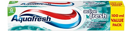 AQUAFRESH MENTHOL TOOTH PASTE 100ML