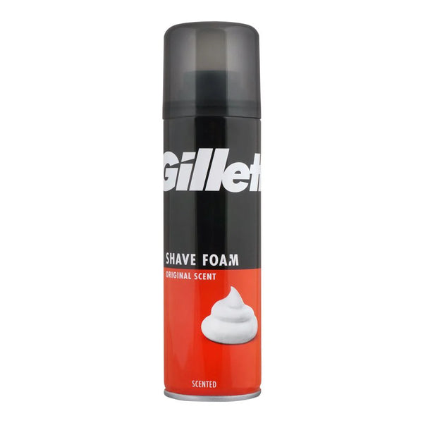 GILLETTE SHAVING FOAM 200ML (UK)