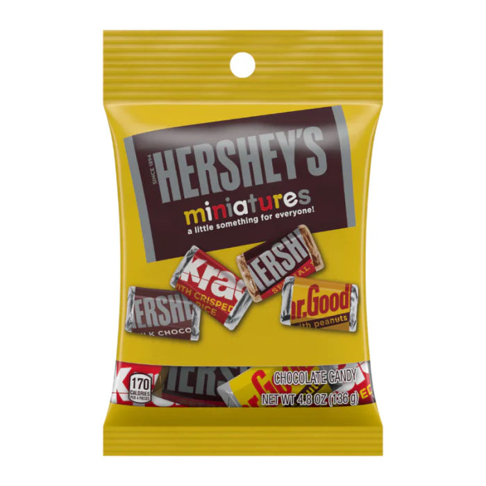 HERSHEYS MINIATURES 136G (CHOCOLATE CANDY)