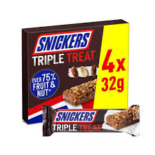 SNICKERS TRIPLE TREAT 32G*4