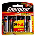 ENERGIZER MAX AA 8+4