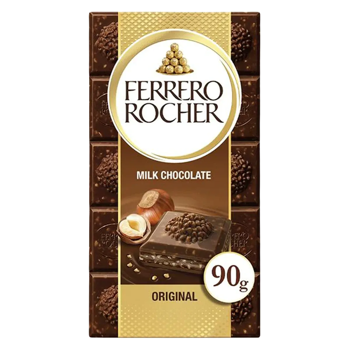 FERRERO ROCHER ORIGINAL MILK CHOCOLATE 90G