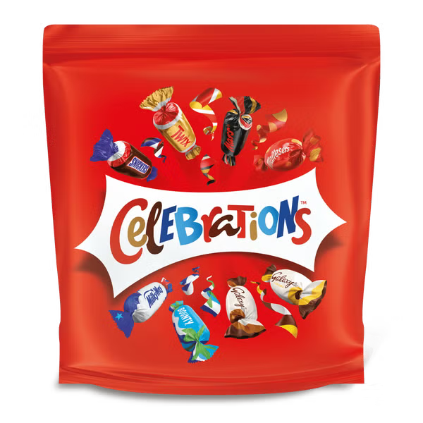 CELEBRATIONS POUCH 325G